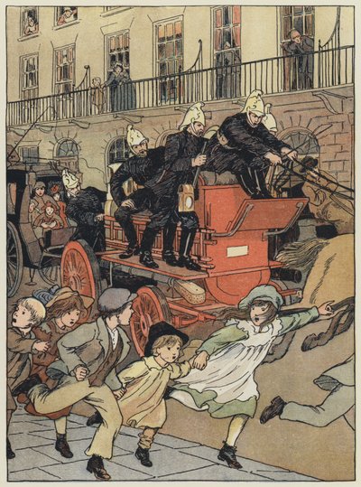 Londýn: (barevná litografie) od Francis Donkin Bedford