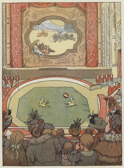Londýn: Hippodrom (barevná litografie) od Francis Donkin Bedford