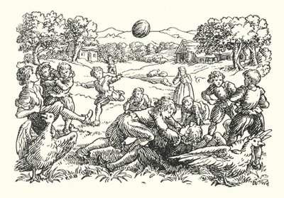 Merrie England: (litografie) od Francis Donkin Bedford