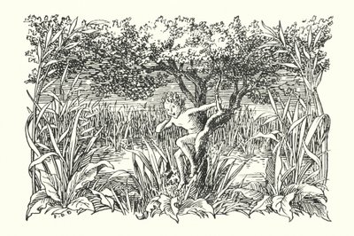 Merrie England: Robin Goodfellow (litografie) od Francis Donkin Bedford