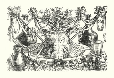 Merrie England: The Lord of Misrule (litografie) od Francis Donkin Bedford