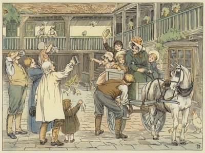 Ostler (barevná litografie) od Francis Donkin Bedford