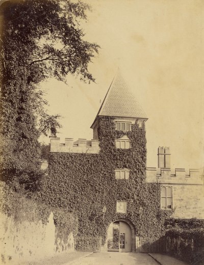 Vstupní brána a věž, hrad Lismore od Francis Edmond Currey