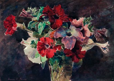 Petúnie, c1869-1906, 1906 od Francis Edward James