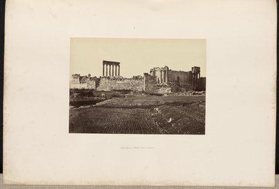 Baalbec, Z jihu od Francis Frith