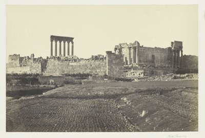 Baalbec, z jihu od Francis Frith