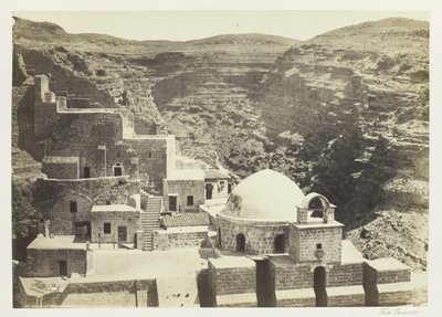 Klášter Mar-Saba u Jeruzaléma od Francis Frith