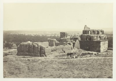 Vzdálený pohled na Damašek, 1857. od Francis Frith