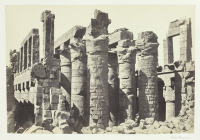 Sloupový sál, Karnac, 1857. od Francis Frith