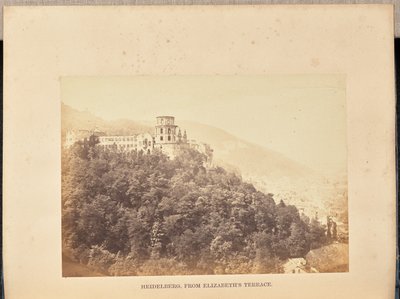 Heidelberg, z Alžbětiny terasy od Francis Frith