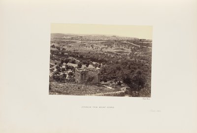 Jeruzalém z hory Scopus od Francis Frith