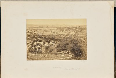 Jeruzalém z Olivové hory od Francis Frith