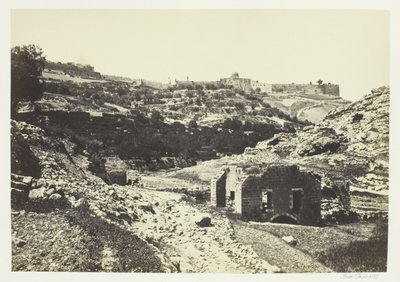 Jeruzalém od zdi En-Rogel od Francis Frith