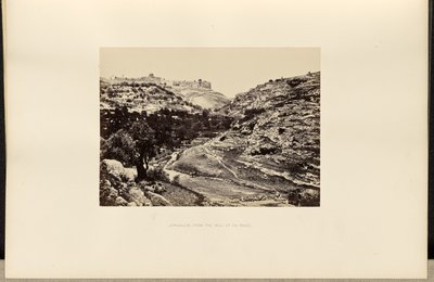 Jeruzalém od studny En-Rogel od Francis Frith