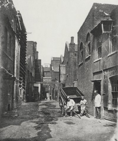 Lower Fore Street, Lambeth, kolem roku 1860 od Francis Frith
