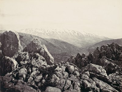 Hora Hermon, Hora Proměnění, ca. 1857. od Francis Frith