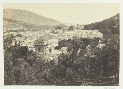 Nablous, The Ancient Shechem, 1857. od Francis Frith
