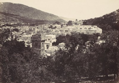 Nablous, The Ancient Shechem, 1857. od Francis Frith