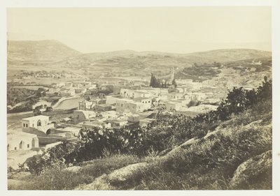 Nazaret, Od severozápadu, 1857. od Francis Frith