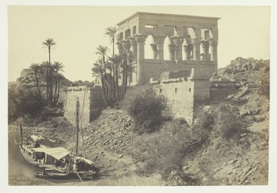 Pharoahs Bed, Island of Philæ, 1857. od Francis Frith