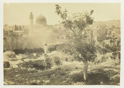 Omarova mešita, Jeruzalém, 1857. od Francis Frith