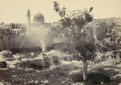 Omarova mešita, Jeruzalém, 1857. od Francis Frith