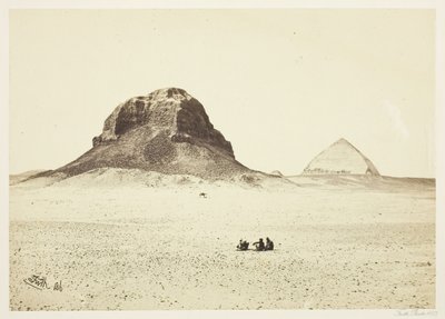 Pyramidy Dahshoor, 1857. od Francis Frith