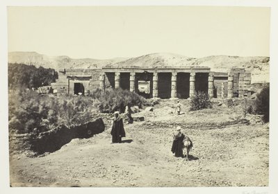 Chrám Goorneh, Théby od Francis Frith
