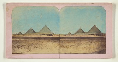 Drei Pyramiden od Francis Frith