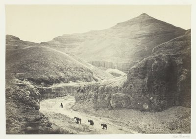Údolí hrobky králů, Théby, 1857. od Francis Frith