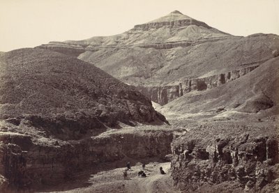 Údolí hrobek králů, Théby, 1857. od Francis Frith