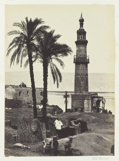 Pohled na Girgeh, Horní Egypt od Francis Frith