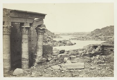 Pohled z Philae na sever od Francis Frith