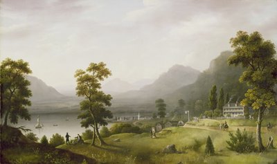 Carters Tavern u Head of Lake George, 1817-18 od Francis Guy
