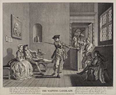 Wapping Landlady, 1743 od Francis Hayman