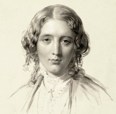 Portrét Harriet Beecher Stowe od Francis Holl