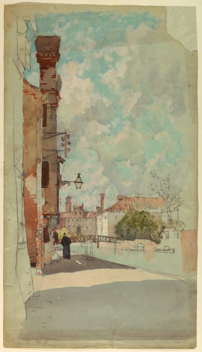 Kanál, Benátky, Itálie od Francis Hopkinson Smith