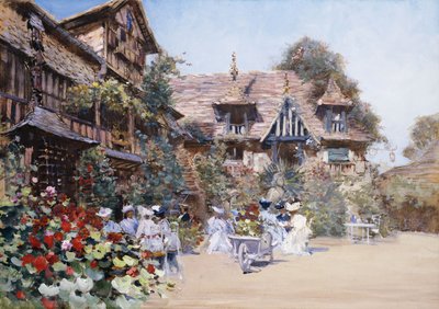 Oběd v hostinci, 1881 od Francis Hopkinson Smith