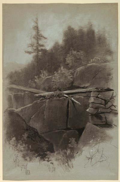 Skalní útes od Francis Hopkinson Smith