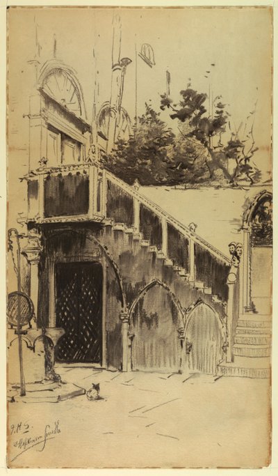 Velké schodiště, Palazzo Contarini od Francis Hopkinson Smith