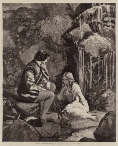 Undine se objevuje u rytíře Huldbranda od Francis John Wyburd
