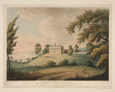 Mount Vernon ve Virginii / Sídlo zesnulého generála Lieu.t George Washingtona od Francis Jukes