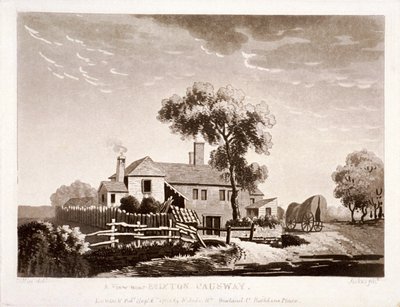 Pohled poblíž Brixton Causeway, Lambeth, Londýn, 1785 od Francis Jukes