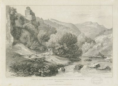 Dovedale - krajina: rytina a [19. století] od Francis Legatt Chantrey