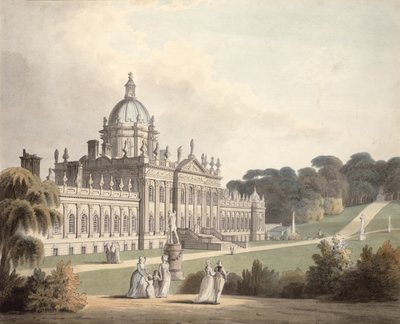 Hrad Howard od Francis Nicholson