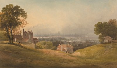Londýn z Blackheath od Francis Nicholson