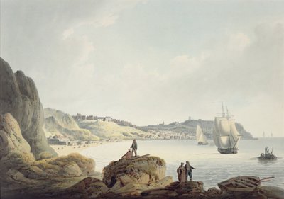 Scarborough, asi 1820 (tužka a akvarel na papíře) od Francis Nicholson