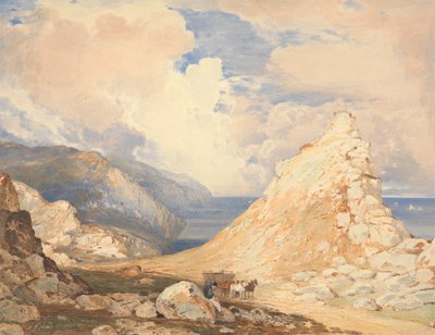 Valley of Rocks, Lynton, Severní Devon od Francis Oliver Finch