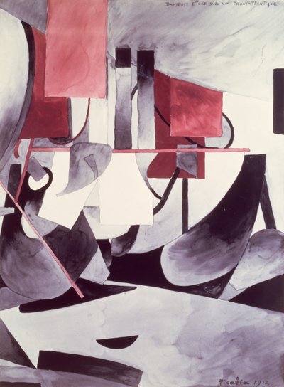 Baletka na zaoceánské lodi od Francis Picabia