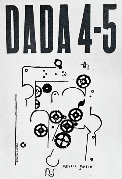 Obálka časopisu Dada 4-5, návrh Francis Picabia (1879-1953), Curych od Francis Picabia